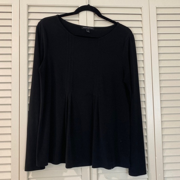 Banana Republic Tops - Banana Republic Long Sleeve Black Blouse Top